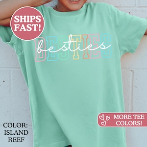 Camisetas Comfort Colors® para niños, camisetas a juego para mejores amigos, camisetas juveniles para mejores amigos, camisetas para niños, regalo para mejores amigos.