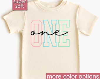 First Birthday Toddler Shirt, 1st Birthday Gift, Gift For Birthday Girl, Toddlers Birthday Gift, Toddler Birthday Gift From Mom, Bday Tees