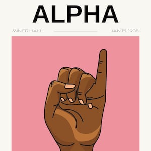 Alpha Kappa Alpha Modern Poster Digital File