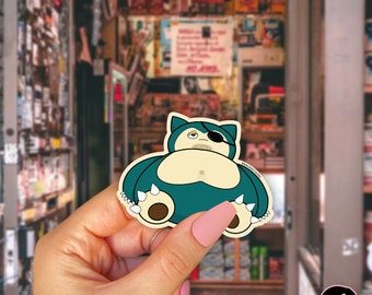 Parche adhesivo para el ojo de Snorlax / Vinilo transparente, resistente al agua