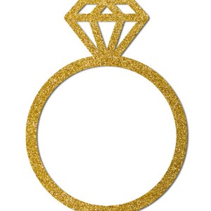 Hochzeit Ring Konfetti