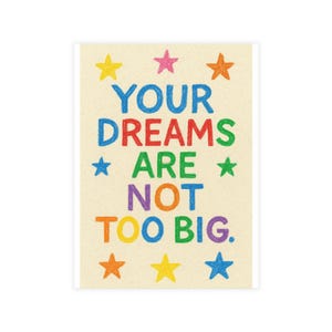 Postcard Bundle, Inspirational Positive Cards with Cute Stars, Supportive - Set of 10, Encouragement Greeting Note Cards, Motivational