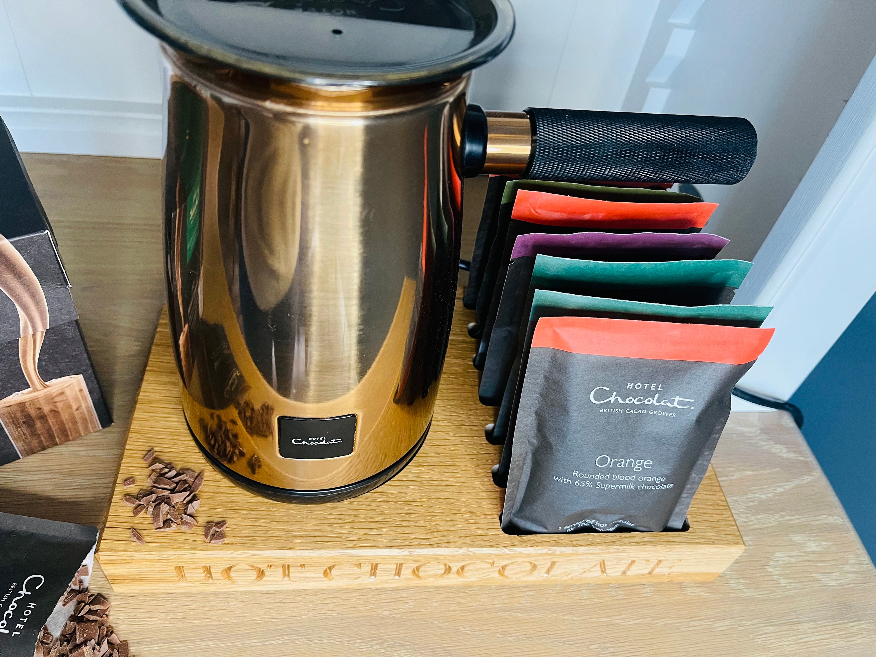 Luxurious Personalised Velvetiser Station for Hot Chocolate Lovers