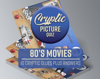 80's Movies Cryptic Picture Quiz