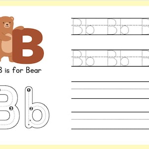 Colorful Animal-inspired Alphabet Tracing Worksheet for Toddlers - Etsy