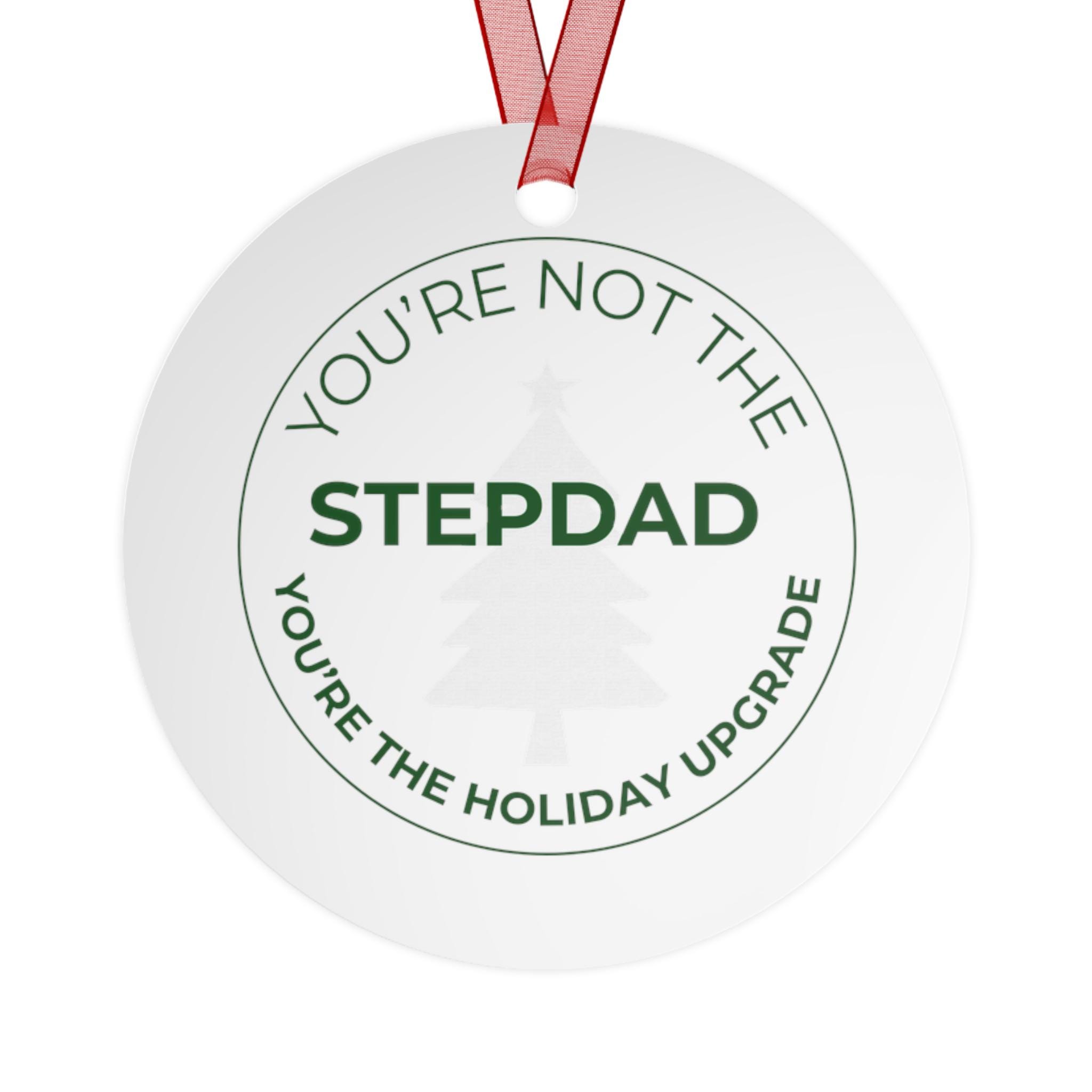 The man who chose us metal ornament