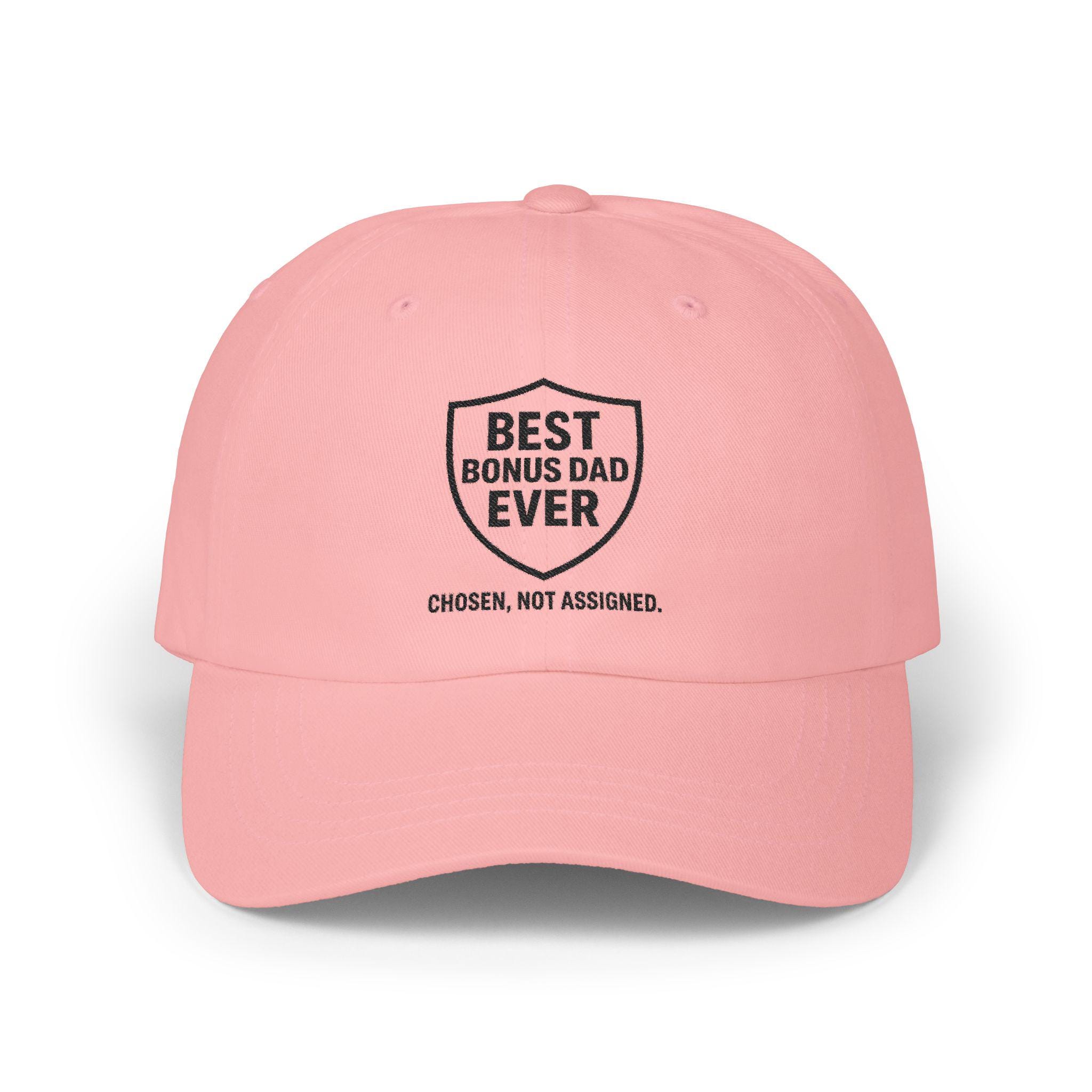 Best bonus dad ever embroidered cap