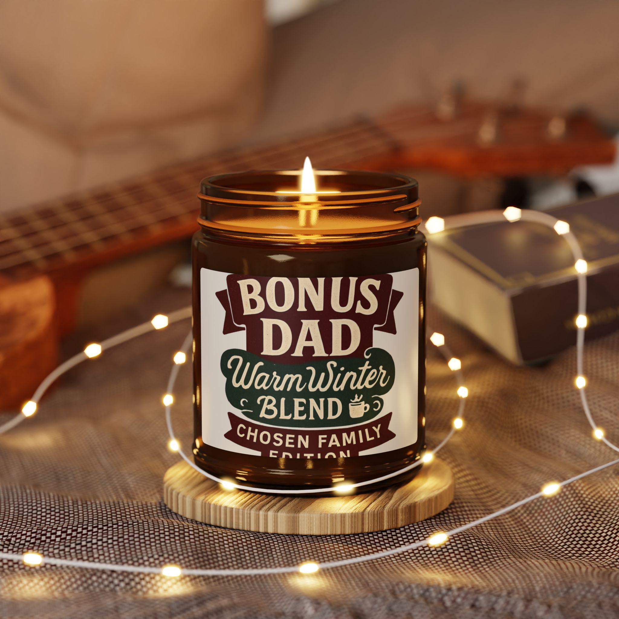 Bonus dad amber jar candle