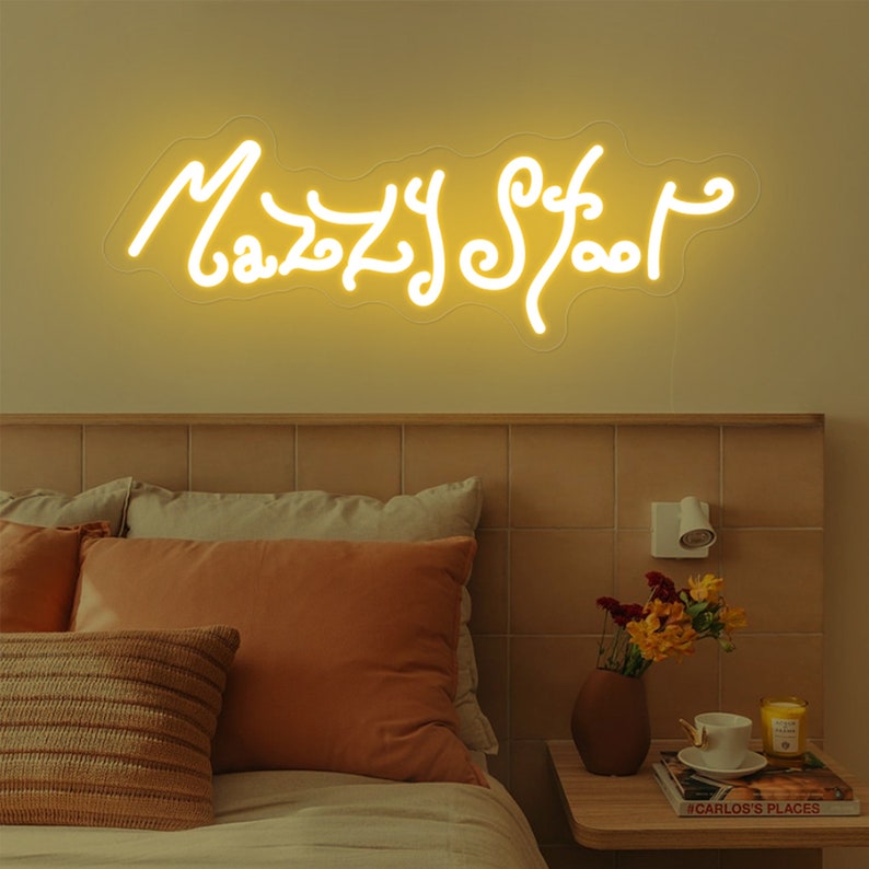 Mazzy Star Neon Sign, Aesthetic Inpsired Decor, Y2k Style Led Light ...