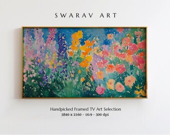 Matisse Wildflowers Frame TV Art, Vintage Floral Meadow (Digital Download)