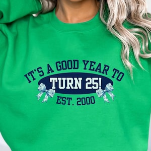 2000 Sweatshirt, 2000 Birthday Sweatshirt Sweater, 2000 Birthday Year Number Sweatshirt for Women, Birthday Gift, 25th Birthday Sweatshirt