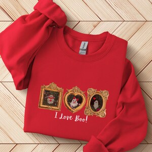 Ghost Valentines Sweatshirt, Love All You Need, Womens Valentines Sweatshirt, Valentines Day Shirt, Cute Valentines Gift, Heart Sweatshirt