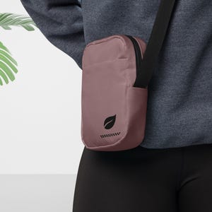 Pink Canvas Crossbody Bag | Crossbody Purse | Shoulder bag | Women bag | Girl bag | Birthday gift | Christmas Gift for Her | Gym Bag