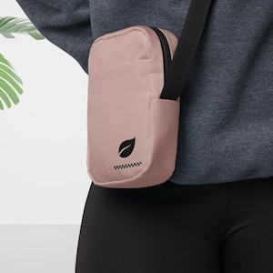 Pink Canvas Crossbody Bag | Crossbody Purse | Shoulder bag | Women bag | Girl bag | Birthday gift | Christmas Gift for Her | Gym Bag