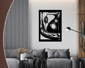 Wall decoration beetle German car wooden sign wall tattoo