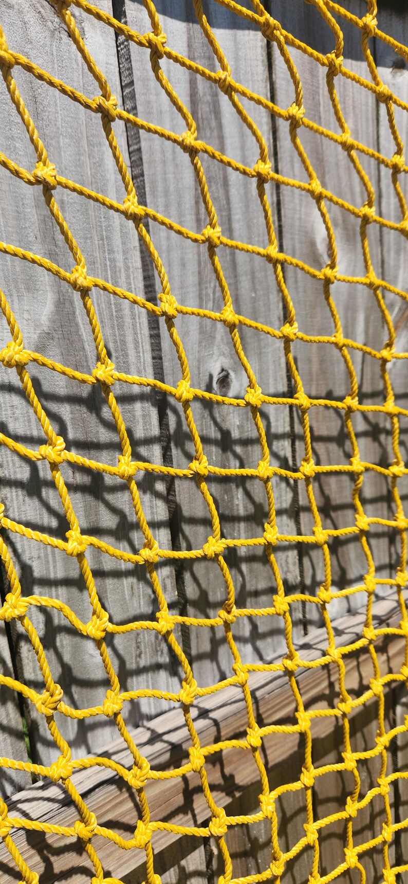 Heavy Rope Netting Heavy-duty Knotted Netting - Various Colors - 5'x 5' - K96-1 3/4