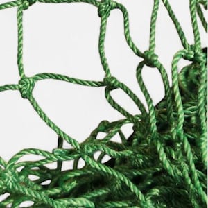 Knotted 1-inch netting, various colors