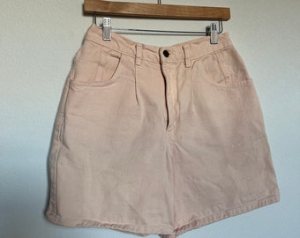 VTG High-Waisted Pink Denim Shorts- Bay Street Clothing Co.- Size 8