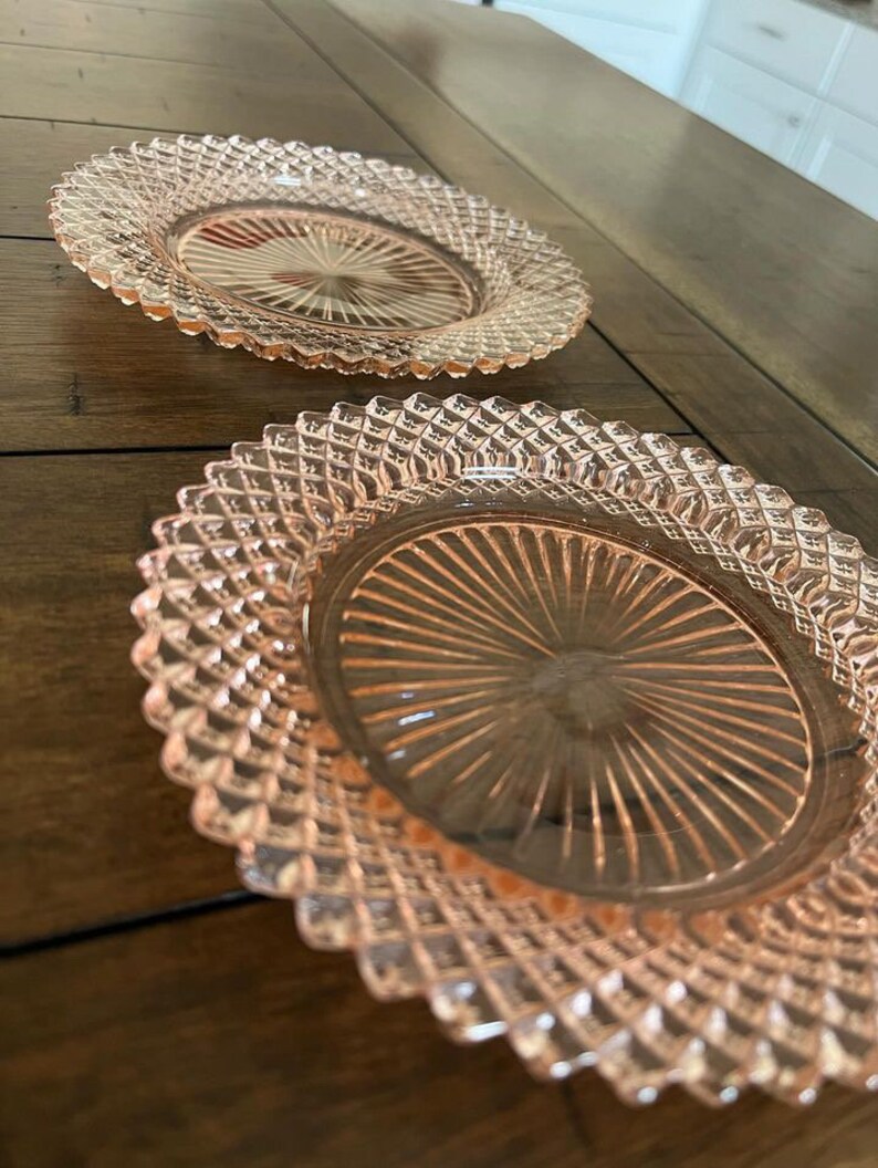 Lot De 2 Plats Vintage Anchor Hocking Arcopal Gigognes - Très Bon état