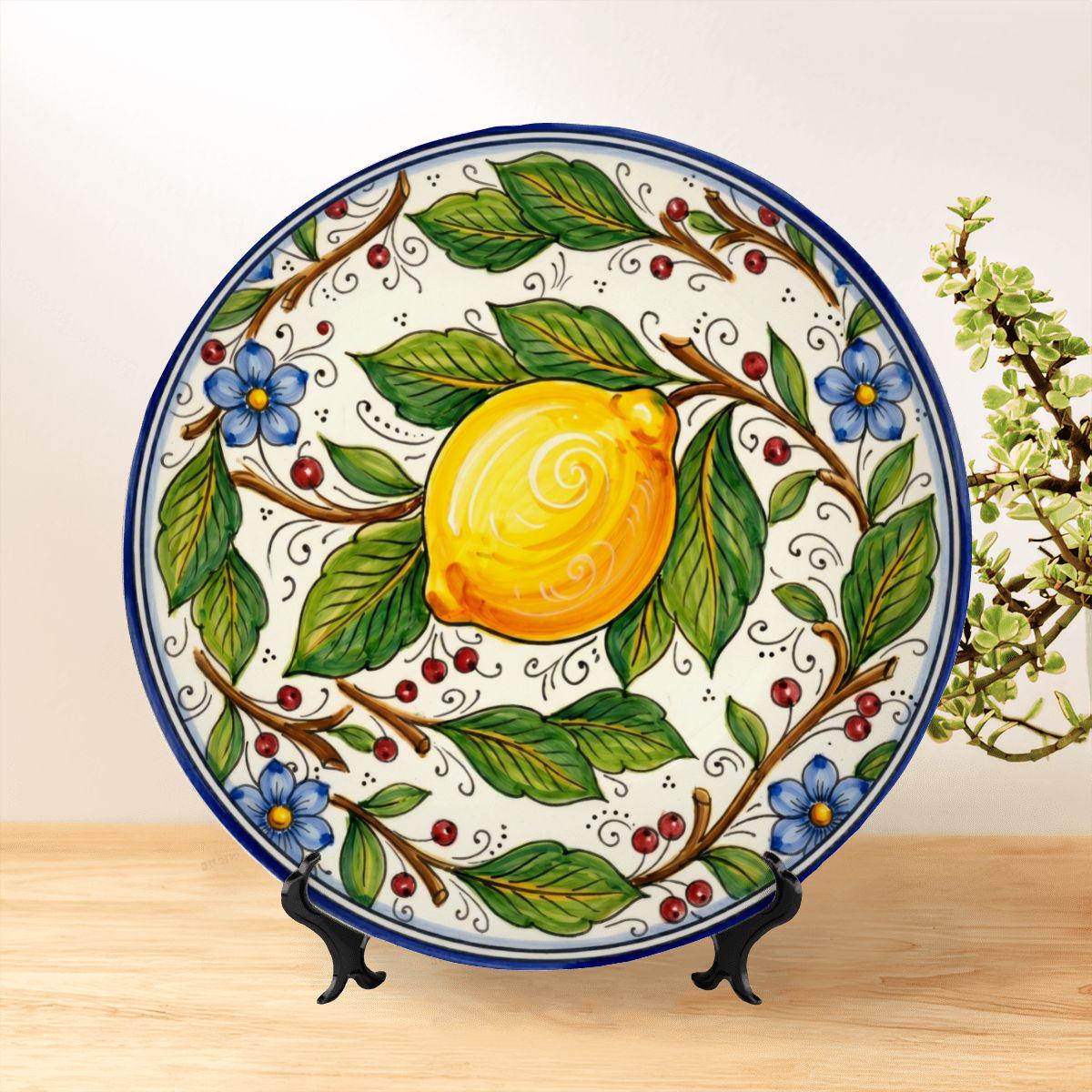 Italian Pottery Wall Plate - Etsy