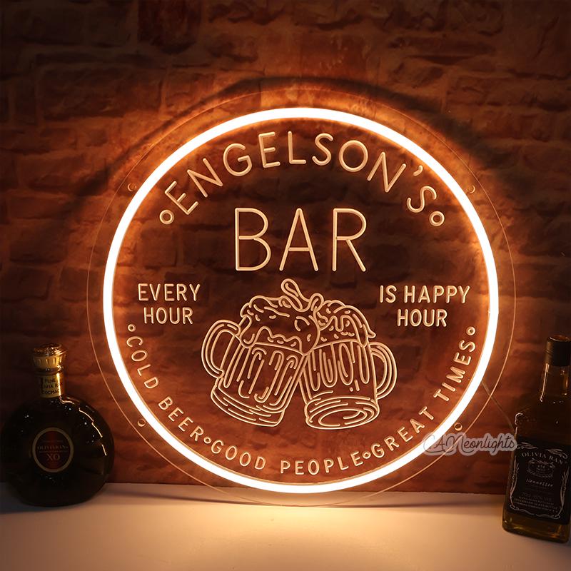 Personalisierte Bar Leuchtreklame, Mann Höhle Leuchtreklame, Whisky Cocktail Tequila Bar Schild, Licht Bar Schild für Ehemann, Vatertagsgeschenke, Bierschilder