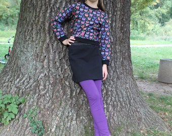 coolismo Leggings Mädchen Leggings Hosen Kinder unifarben Baumwolle, Made in Europe