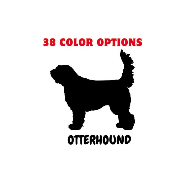 Otterhound Dog Breed Decal