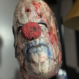 custom rotted clown halloween mask