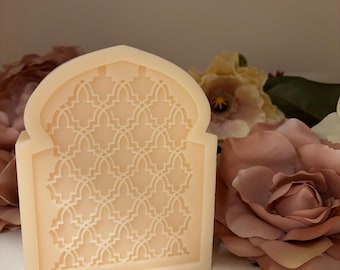 Mosque Arch Soy Wax Candle: Ramadan Decor, Eid Gift