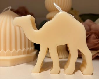 Handmade Camel Soy Wax Candle: Ramadan Decor, Eid Gift