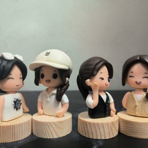 Kundenspezifische Blind Box Tonfigur Geschenk / Handgefertigte Ornamente / Perfekte Geburtstagsüberraschung für Paare / Personalisierte Soft Clay Skulpturen