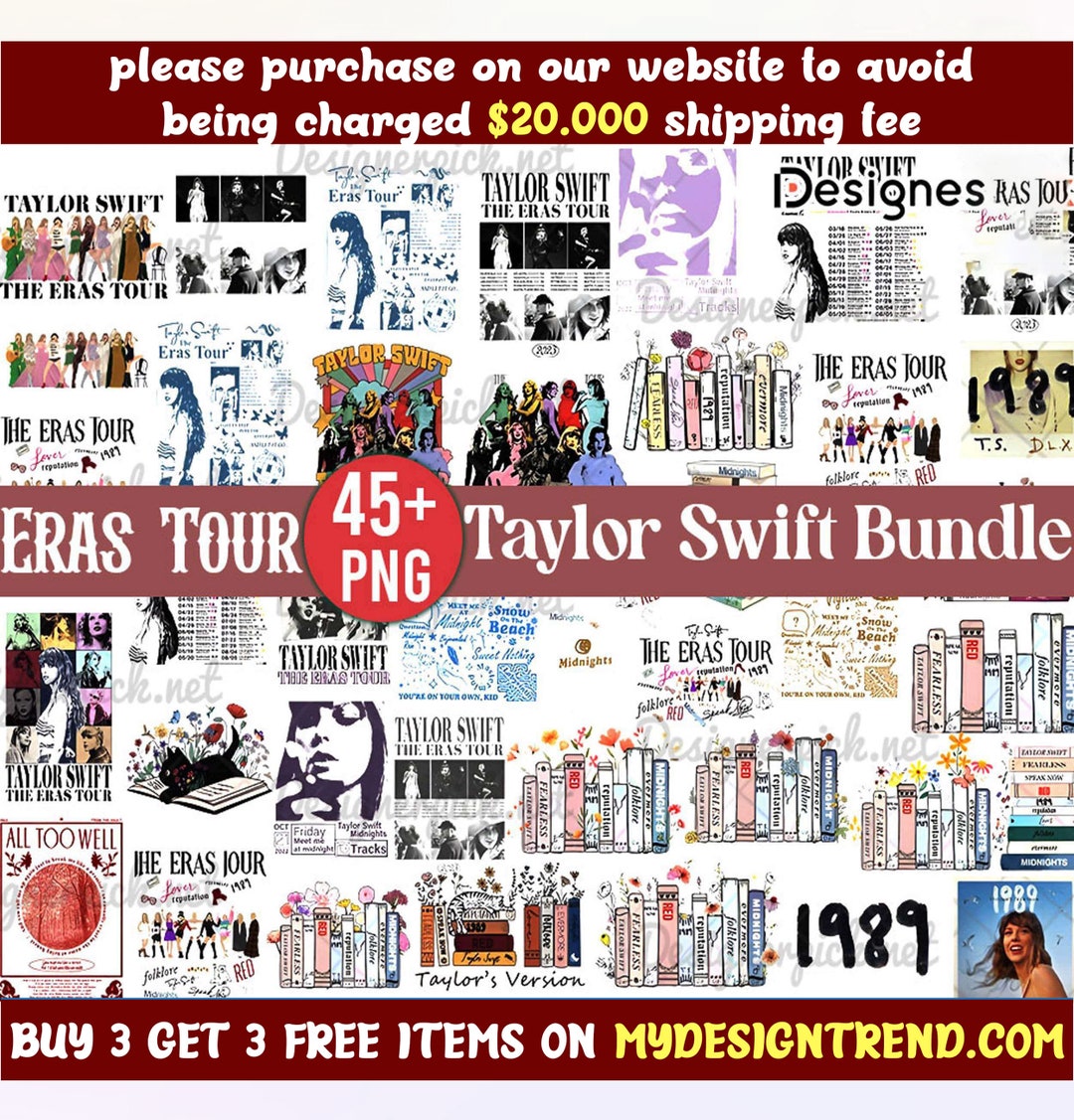 Taylo Swift Eras Tour Png Bundle, Taylo Swift the Eras Tour 2023 Png