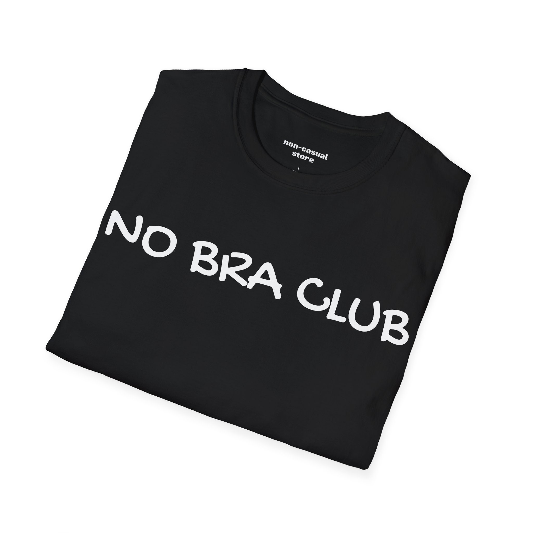 No Bra Club T-shirt, Funny Meme Tee -  Canada