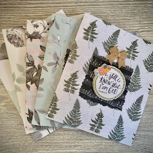 Bible Verse Greeting Cards, Christian Greeting Cards, Scripture Greeting Cards, Blank Inside, Handmade,  Set of Cards and Envelopes