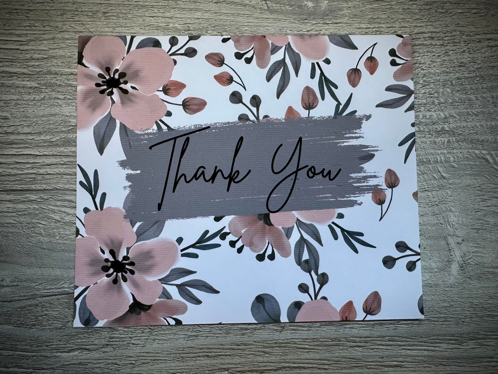 Thank You Cards, Vintage Floral Thank You Cards for Women, Floral Cards ...