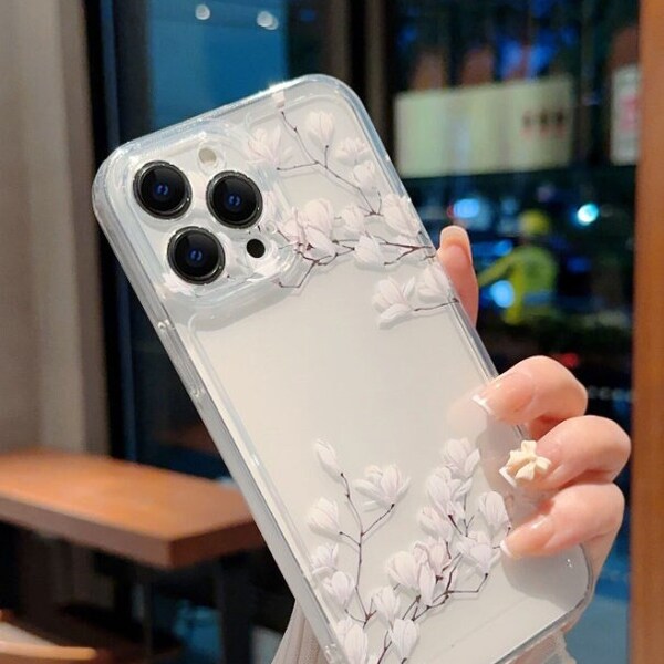 Flower Clear Phone Case