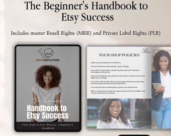 Das Handbuch für Anfänger zum Etsy Erfolg mit MRR und PLR So verkaufen Sie auf Etsy Anleitung für neue Shop-Inhaber