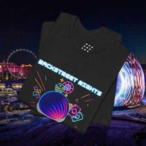 Camiseta unisex del concierto Sphere de Las Vegas de Backstreet Boys, camiseta, camisa, regalo para fanáticos de la música, merchandising de bandas pop