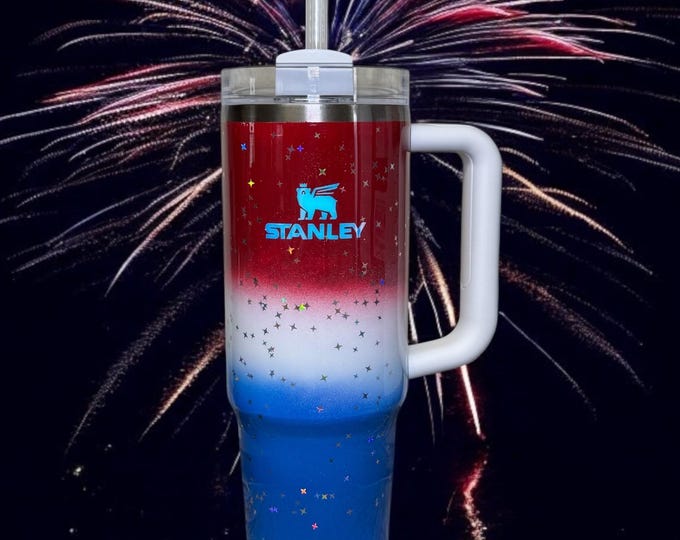 Featured listing image: Celebration (Red, White & Blue) 30oz Stanley
