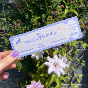 Romantasy Book Club Bookmark | Fantasy Bookmark | Cute Bookmark