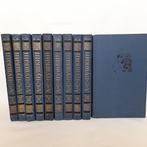 Alexander Pushkin Collected Works in 10 volumes (set of 10 books 1981) Books in russian,Александр Пушкин,Pushkin prose-poetry in 10 volumes