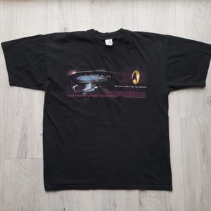 Vintage 1999 Star Trek The Next Generation Tee , Large , Star Trek The Next Generation shirt 1999 T-Shirt ,Sci-Fi TV Show Series Movie Promo
