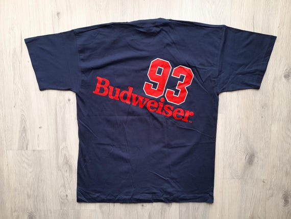 Vintage 90s Budweiser 93 T-shirt , 90s Budweiser Tee , Single