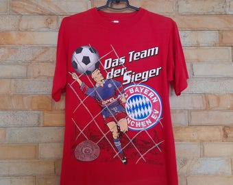 ヴィンテージTシャツ サイズL FCバイエルンミュンヘンファングッズ