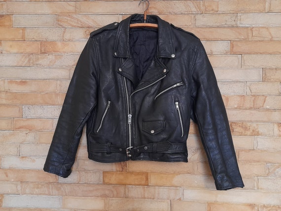 90s vintage A-2 real real leather jacket