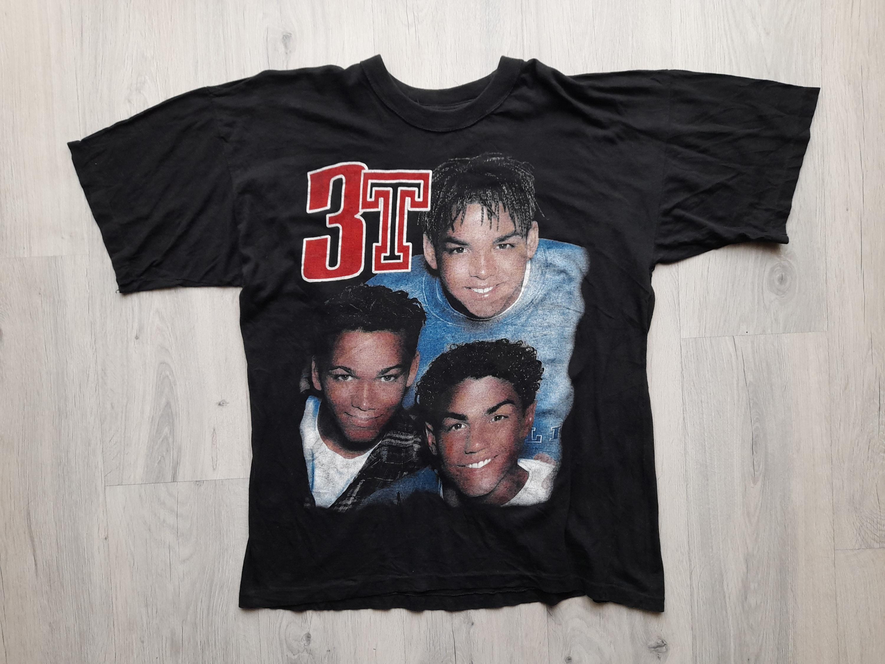 Vintage 90s 3T Band T-shirt Pop Music Boy Band T-shirt ,large 