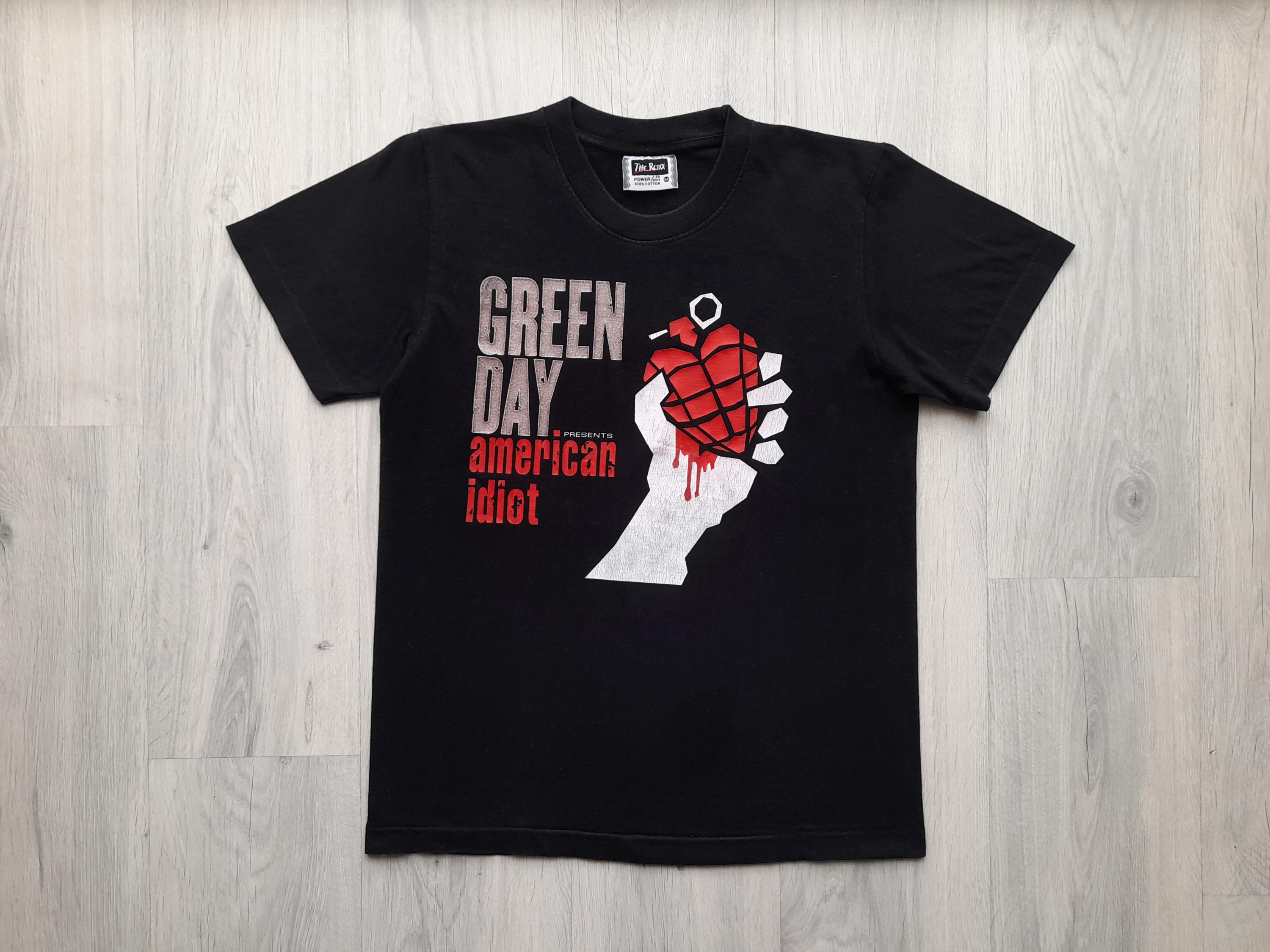 Green Day American Idiot T-shirt ,medium, Unisex ,green Day