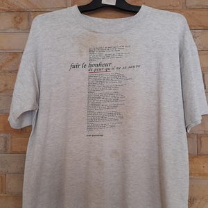 シャルロット・ゲンズブール Tシャツ (古着)