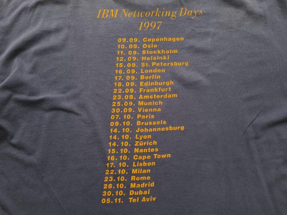 Vintage 1997 IBM Networking Days Tee , XL ,Vintag… - image 3