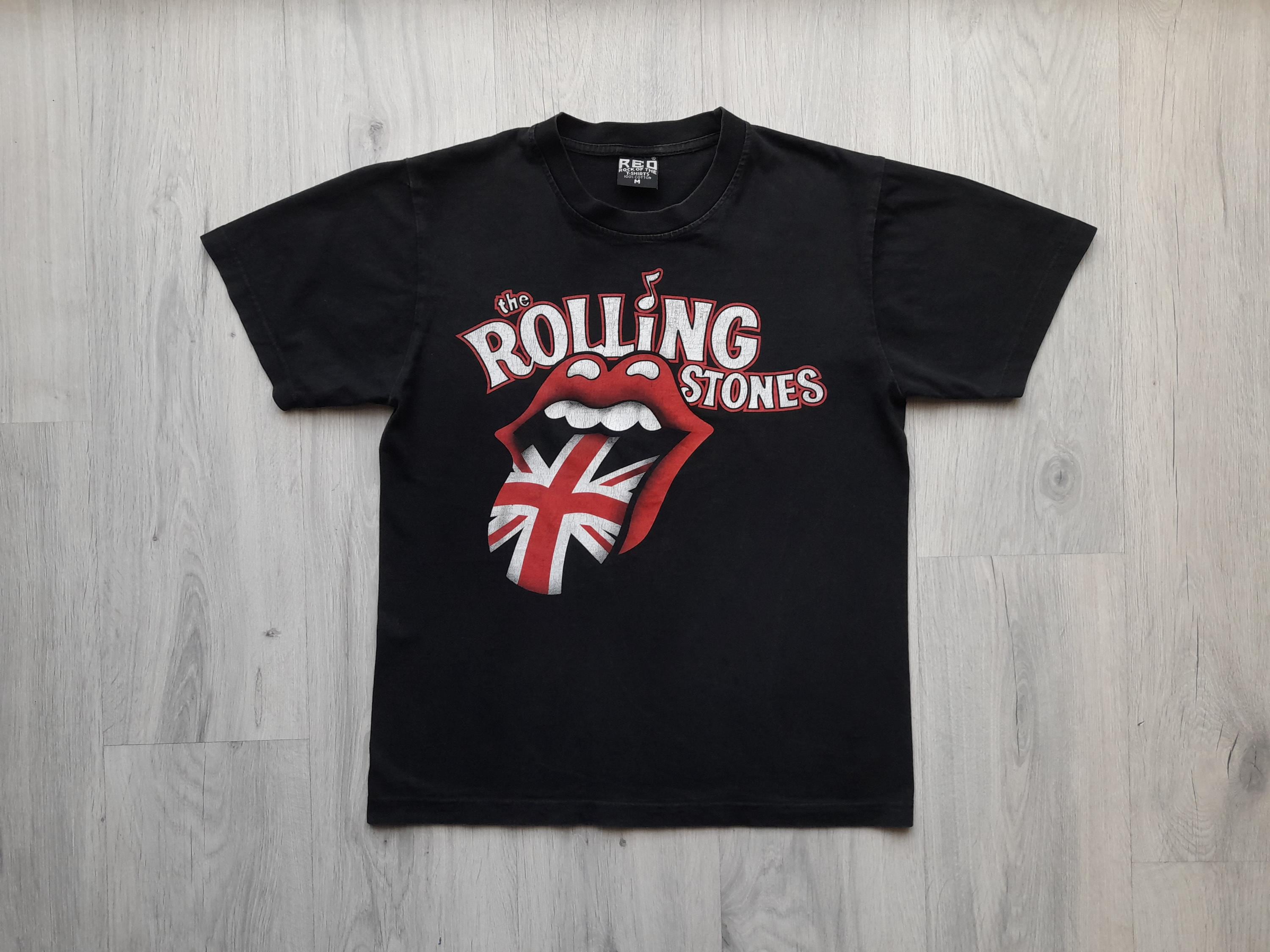 極美品 rolling stones tシャツ made in uk Vintage the Rolling Stones British Flag Tongue T-shirt.the Rolling